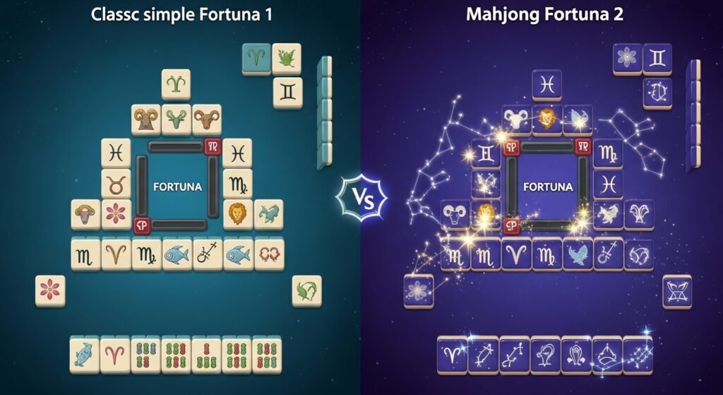 Mahjong Fortuna 1 vs. Mahjong Fortuna 2 Welche Version passt zu dir
