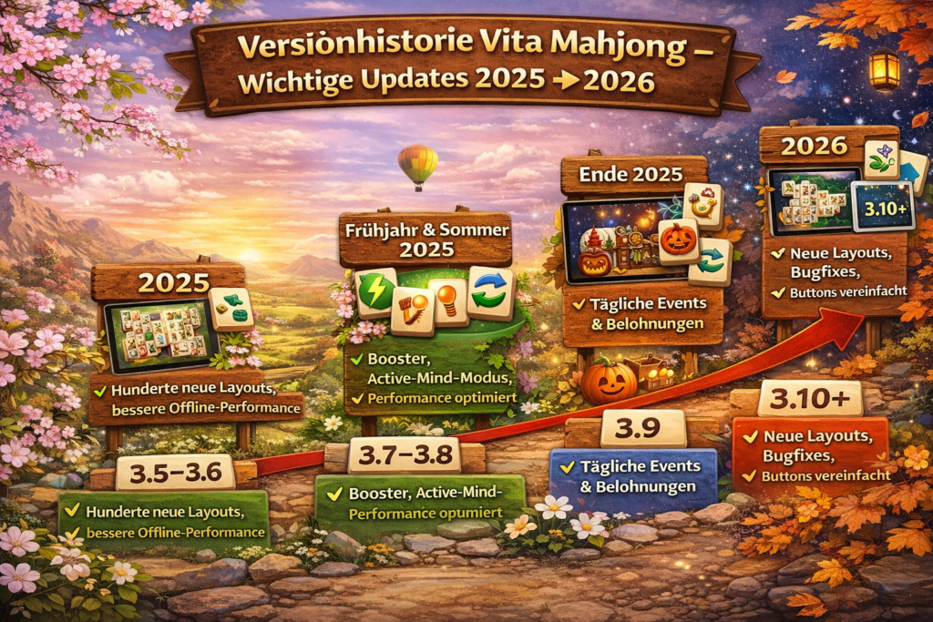 Versionshistorie Vita Mahjong