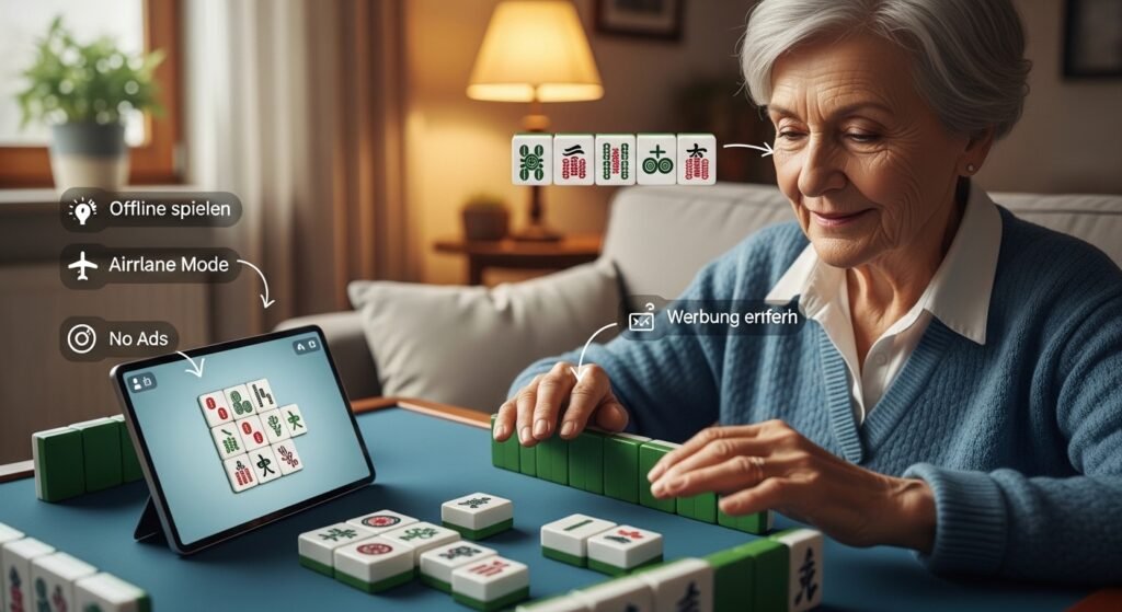 Vita Mahjong für Senioren ohne Werbung