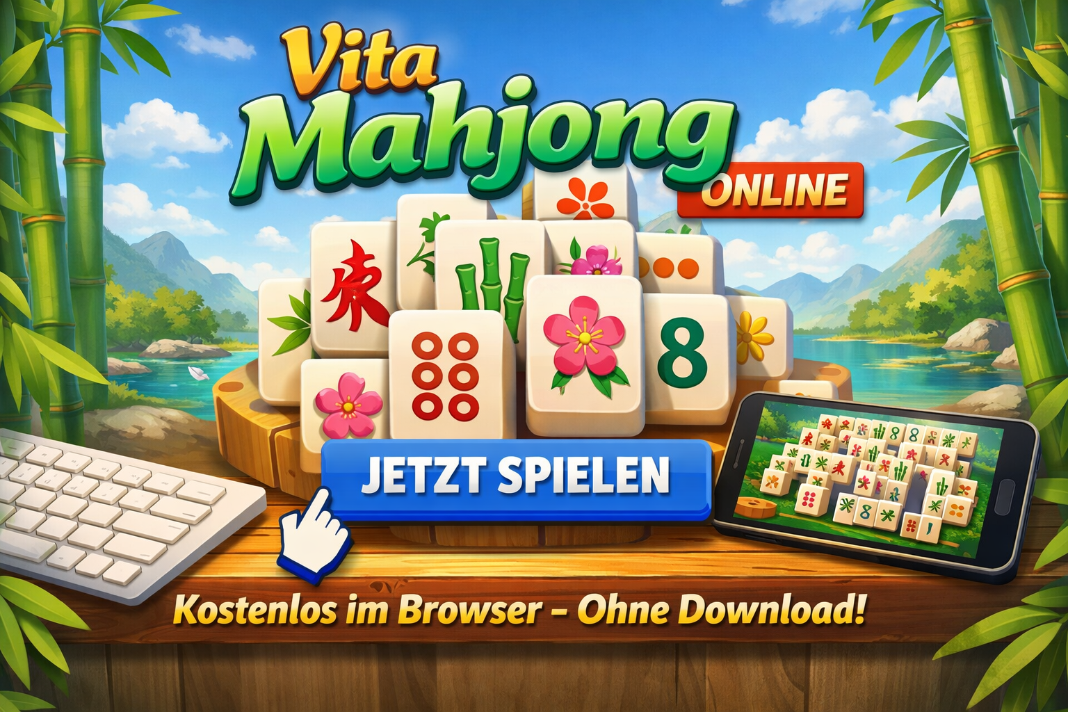 Vita Mahjong online spielen